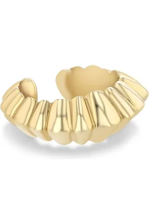 Lizzie Mandler Ear cuff Crescent in giallo 18kt