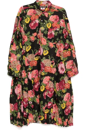JUNYA WATANABE Abito a fiori plissettato