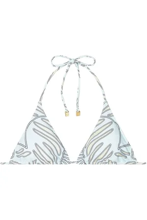 Tory Burch Top bikini con stampa astratta