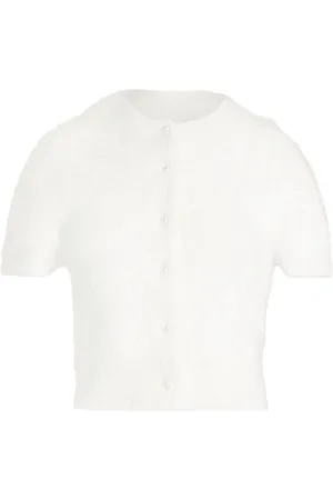 Maison Margiela Cardigan crop a maniche corte