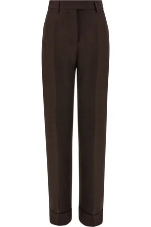 Salvatore Ferragamo Pantaloni sartoriali con risvolto