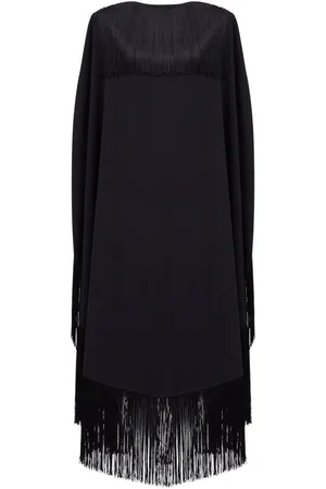 Maison Margiela Abito midi con dettaglio a frange