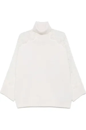 Elie saab Maglione con dettaglio in pizzo