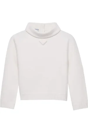 Prada Maglione con logo goffrato
