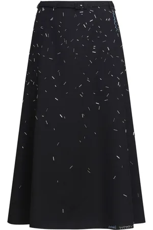 Marni Gonna midi con ricamo di perline
