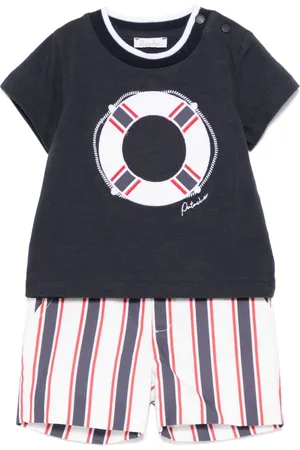 PATACHOU Set con shorts a righe