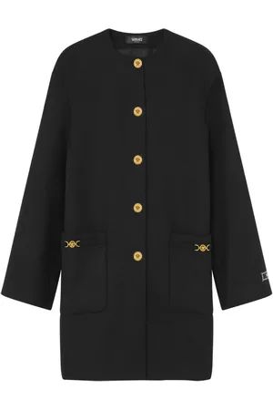 VERSACE Cappotto senza colletto