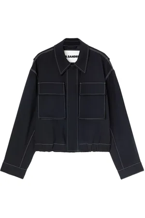 Jil Sander Giacca-camicia con chiusura nascosta
