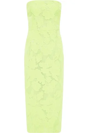 Rebecca Vallance Abito midi Amalia in pizzo a fiori