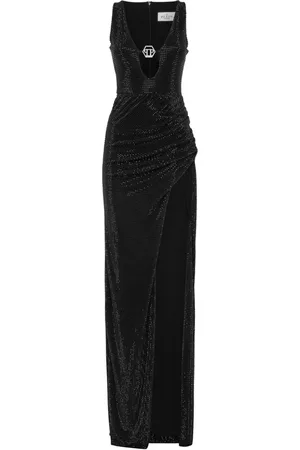 Philipp Plein Abito lungo con dettaglio cut-out