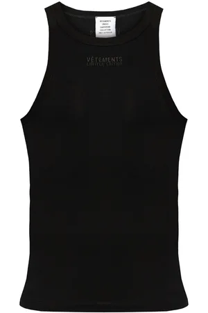 Vetements Canotta con ricamo