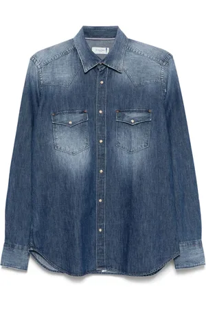 Tintoria Mattei Camicia denim schiarito