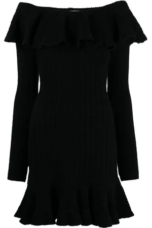BLUMARINE Abito corto con scollo quadrato