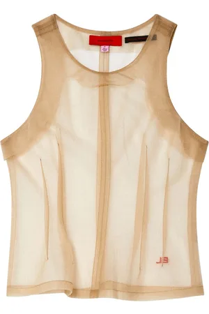 ECKHAUS LATTA Canotta Sculpt semi trasparente