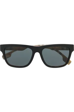 Burberry Occhiali da sole squadrati con dettaglio Vintage Check