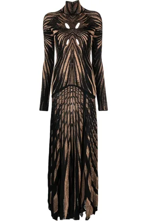 Roberto Cavalli Abito lungo con dettaglio cut-out