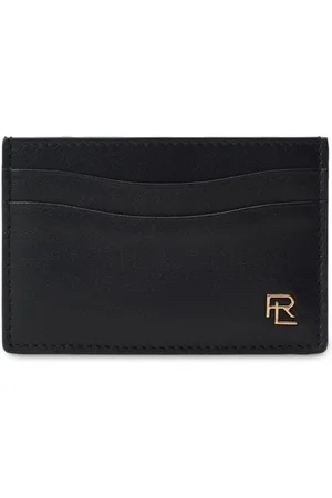 Ralph Lauren Portacarte piccolo con placca logo