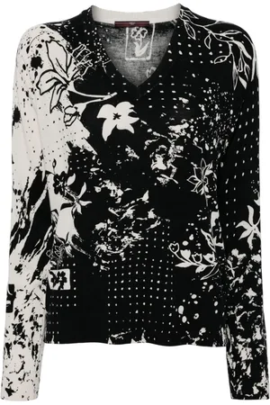 High Maglione Lucky Dip a fiori