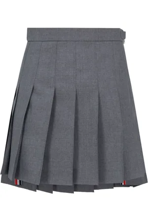 Thom Browne Minigonna plissettata RWB