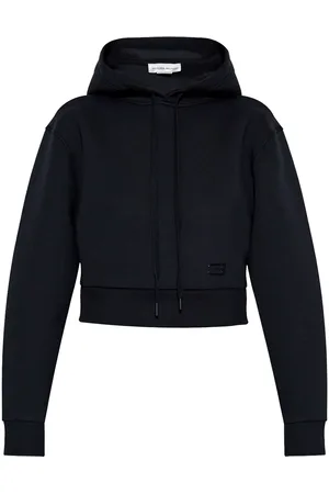 Victoria Beckham Felpa con cappuccio crop