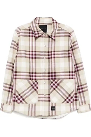 AGNÈS B. Giacca-camicia tartan