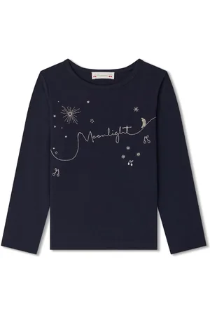 BONPOINT T-shirt a maniche lunghe con ricamo