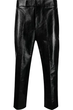 SAPIO Pantaloni crop con finiture lucide