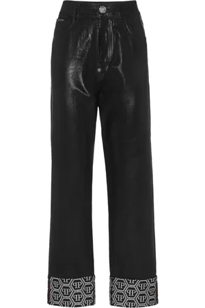 Philipp Plein Pantaloni con monogramma
