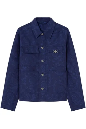 VERSACE Giacca con motivo Barocco jacquard