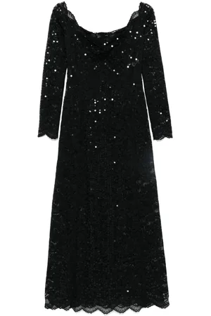Paco rabanne Abito lungo con paillettes
