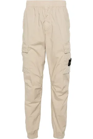 Stone Island Pantaloni affusolati a vita media
