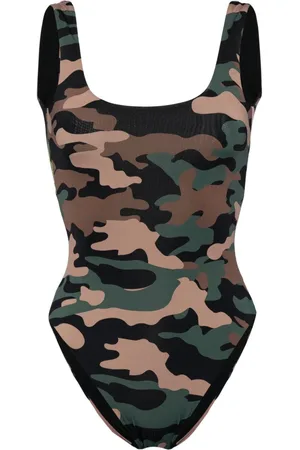 Cynthia Rowley Costume intero con stampa camouflage