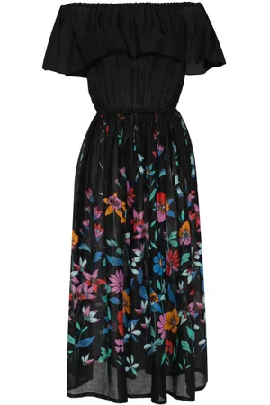 Bambah Abito Hibiscus con spalle scoperte