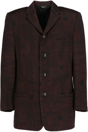VERSACE Blazer con stampa anni 