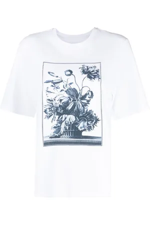 Erdem T-shirt con stampa grafica