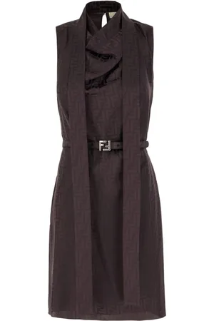 Fendi Abito corto con motivo FF