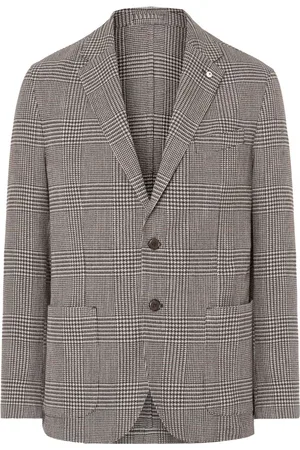 LUIGI BIANCHI MANTOVA Blazer a quadri