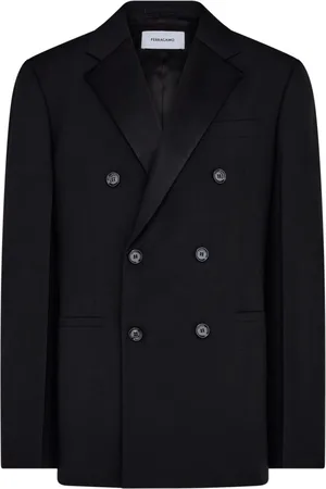 Salvatore Ferragamo Blazer doppiopetto con revers a lancia