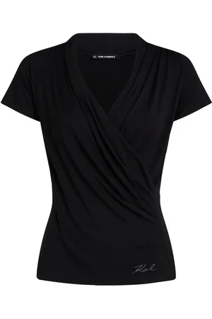Karl Lagerfeld T-shirt con scollo a V