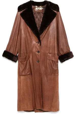 A.N.G.E.L.O. Vintage Cult Cappotto di pelle Pre-owned anni 