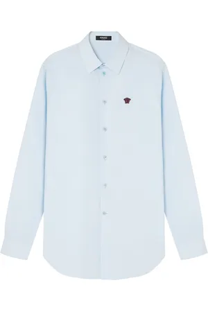 VERSACE Camicia con ricamo Medusa