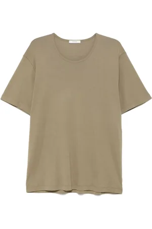 LEMAIRE T-shirt con scollo a U