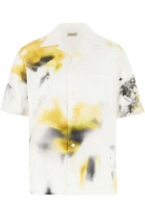 Alexander McQueen Camicia con fantasia tie dye
