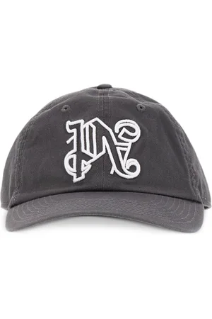 Palm Angels Cappello da baseball con ricamo monogramma