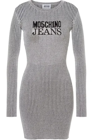 Moschino Abito a righe con cut-out