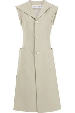 Gloria Coelho Gilet lungo smanicato