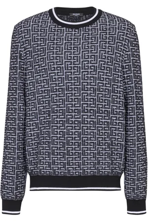 Balmain Maglione con motivo jacquard