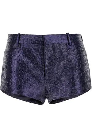 Tom Ford Shorts con effetto coccodrillo