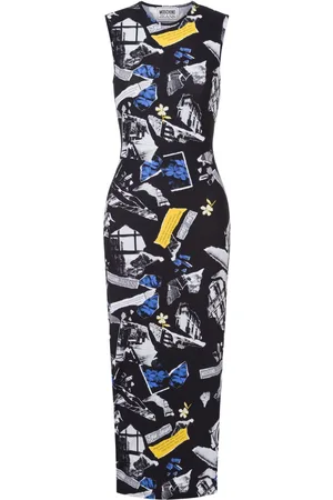 Moschino Abito midi con stampa