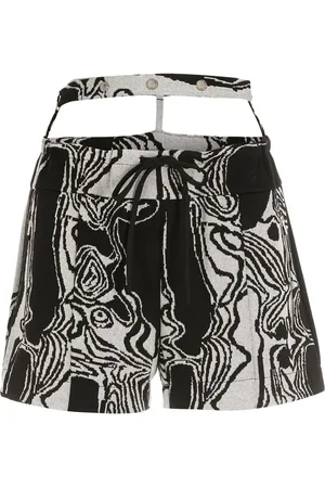 Gloria Coelho Shorts Corpo Virtual con cintura